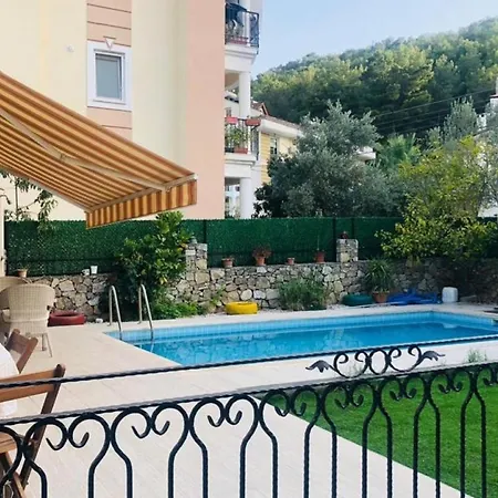 Vila Charming With Private Pool, Garden, Fireplace And Terrace In Fethiye